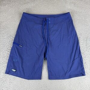 Outdoor Research Backcountry Boardshorts Mens 32 Hybrid Swim Shorts Blue